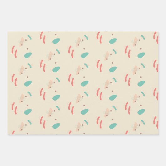 Cadeaupapier Vellen Set Geschenkpapier Set (Vorderseite 3)