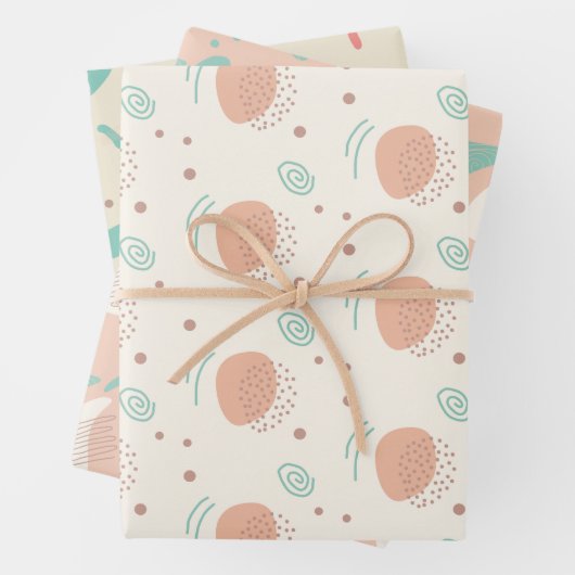 Cadeaupapier Vellen Set Geschenkpapier Set (Beispiel)