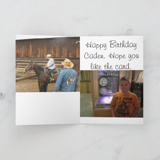 Caden Geburtstag Karte (Innenseite)