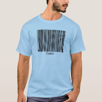 Caden personalisiertes Funktionsbarcode-T-Shirt