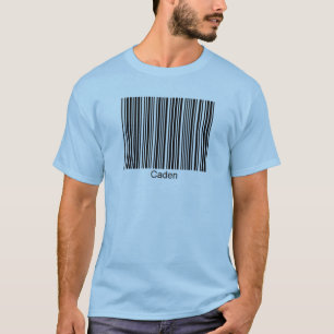Caden personalisiertes Funktionsbarcode-T-Shirt T-Shirt