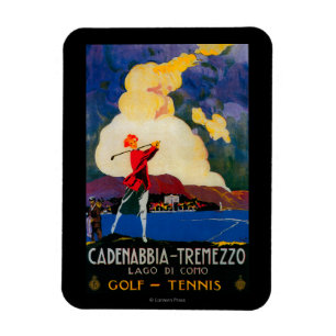 CadenabbiaTremezzo Vintages PosterEurope Magnet