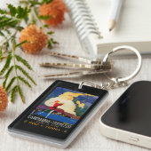 CadenabbiaTremezzo Vintages PosterEurope Schlüsselanhänger (Vorderseite rechts)