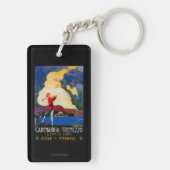CadenabbiaTremezzo Vintages PosterEurope Schlüsselanhänger (Rückseite)
