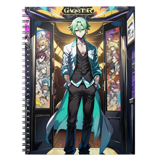 Caderno Anime Mistério no Centro Notizblock (Vorderseite)