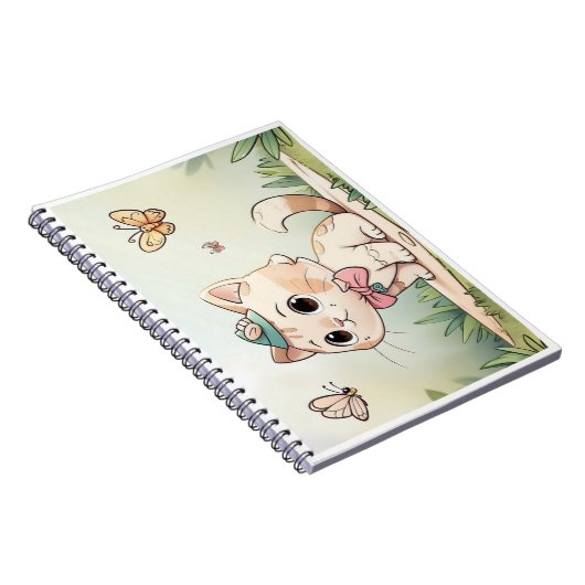 caderno com gatinho fofo notizblock (Rechte Seite)