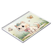 caderno com gatinho fofo notizblock (Linke Seite)