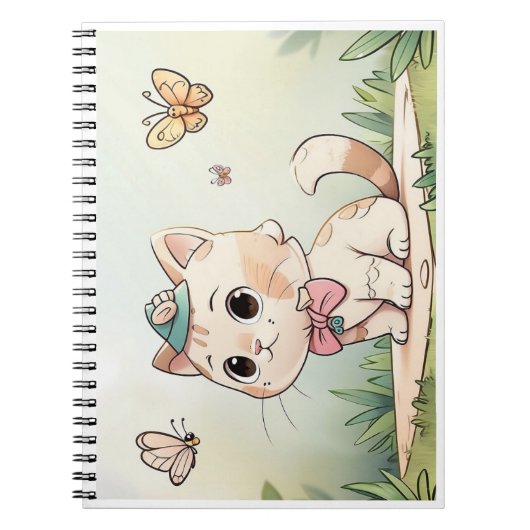caderno com gatinho fofo notizblock (Vorderseite)