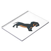 Caderno Dachshund Notizblock (Linke Seite)