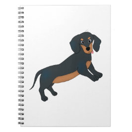 Caderno Dachshund Notizblock