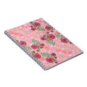 Caderno Espiral com Flores e joaninhas Notizblock (Rechte Seite)