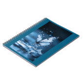 caderno espiral com foto borboleta notizblock (Linke Seite)