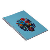 Caderno Espiral com Foto flores Notizblock (Rechte Seite)