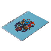 Caderno Espiral com Foto flores Notizblock (Linke Seite)