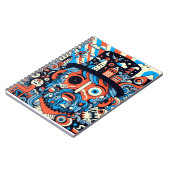 Caderno Espiral com Foto "Psychedelic #1" Notizblock (Linke Seite)