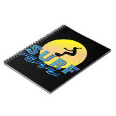 caderno espiral com tema surf notizblock (Linke Seite)