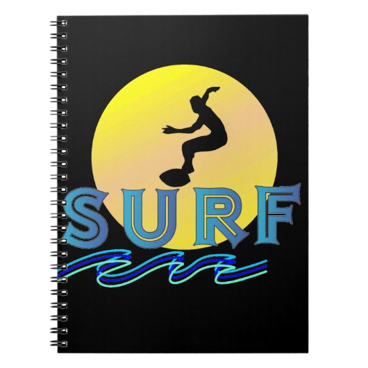 caderno espiral com tema surf notizblock (Vorderseite)