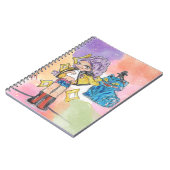 Caderno Espiral Huntrix – Rumi e Tiger Cat Notizblock (Linke Seite)