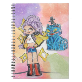 Caderno Espiral Huntrix – Rumi e Tiger Cat Notizblock