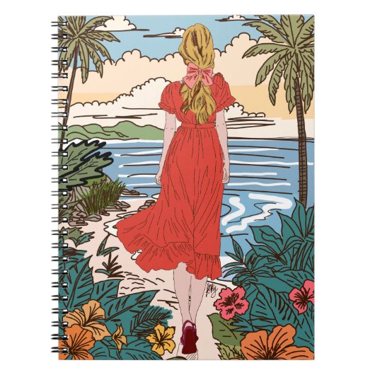 Caderno Espiral Moça Notizblock (Vorderseite)