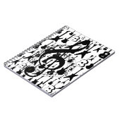 Caderno espiral musical com clave de sol notizblock (Linke Seite)