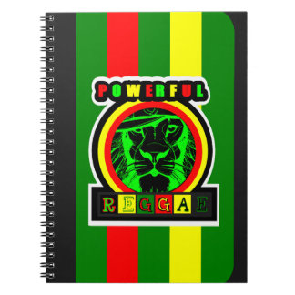 caderno espiral Powerful Reggae Notizblock