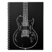 Caderno Espirale com gitarra Notizblock (Vorderseite)