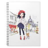Caderno FASHION MIRL IN PARIS Notizblock (Vorderseite)