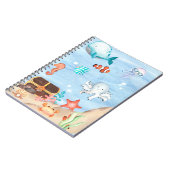 Caderno Fundo do Mar Meninos Notizblock (Linke Seite)