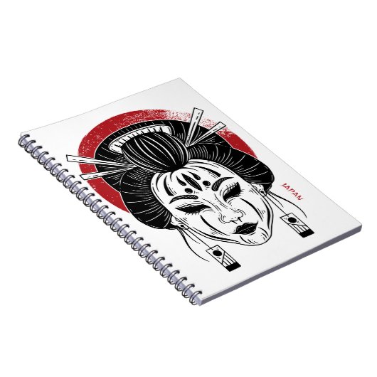 Caderno Gueixa/ notebook gueixa/ japão Notizblock (Rechte Seite)