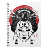 Caderno Gueixa/ notebook gueixa/ japão Notizblock (Vorderseite)