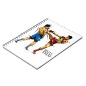 Caderno Muay Thai / Thai Boxing Notizblock (Linke Seite)