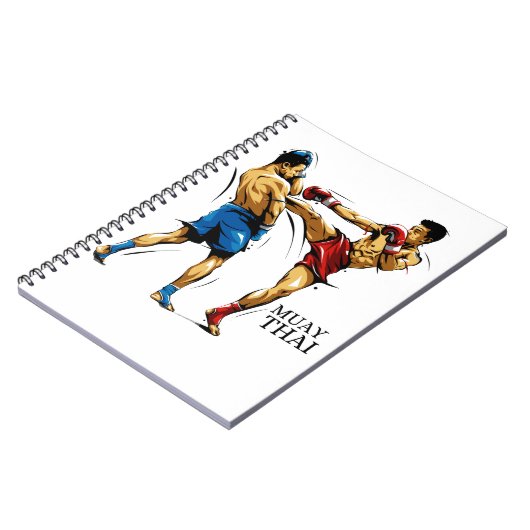 Caderno Muay Thai / Thai Boxing Notizblock (Linke Seite)