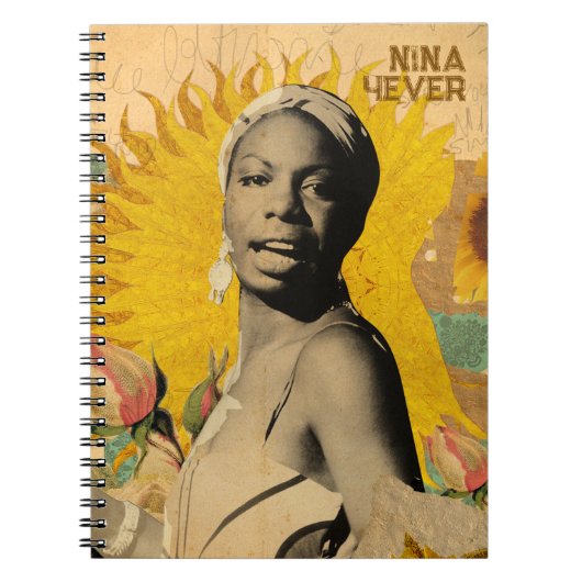 CADERNO NINA SIMONE - A Arte do Jazz Notizblock (Vorderseite)