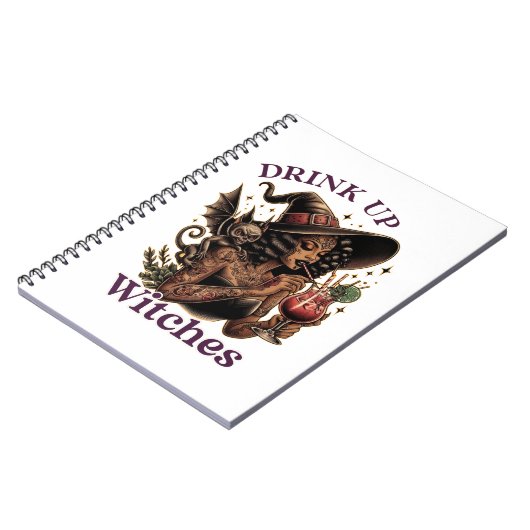 Caderno (Notebook) Beba Com As Bruxas Notizblock (Linke Seite)
