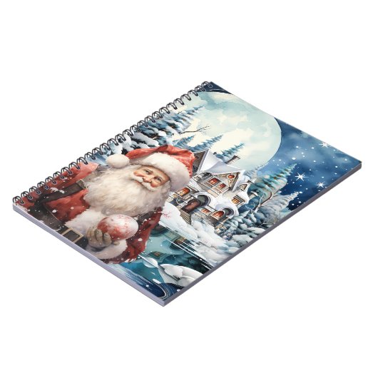 Caderno (Notebook) Noite do Papei Noel Notizblock (Linke Seite)