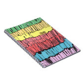 caderno para presente, caderno com cores vibrantes notizblock (Rechte Seite)