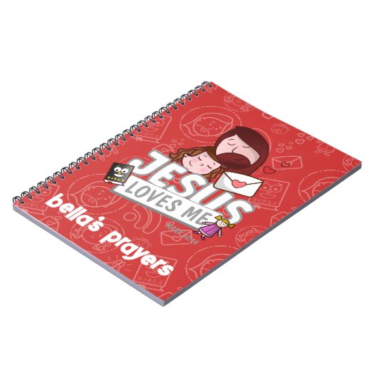 Caderno personalizado para orações - crianças notizblock (Linke Seite)