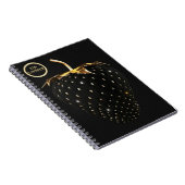 Caderno UP Looser - schwarze Erdbeere Notizblock (Rechte Seite)