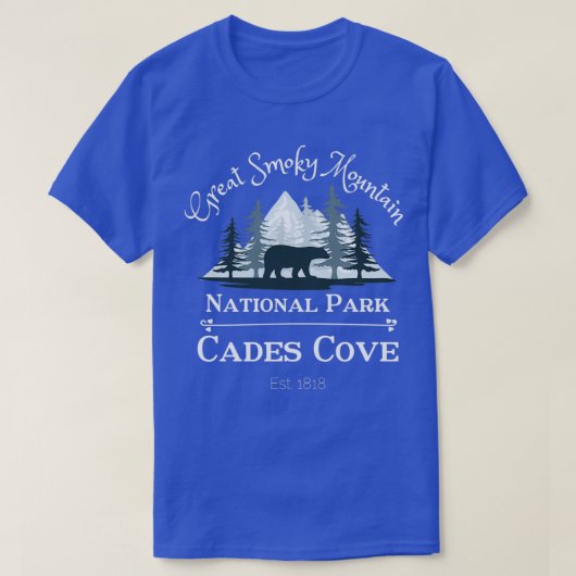 Cades Cove Bären in Pinien  T-Shirt (Design vorne)