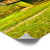 Cades Cove Cantilever Barn am Platz Tipton Poster (Ecke)