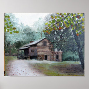 Cades Cove Elijah Oliver's Cabin Poster