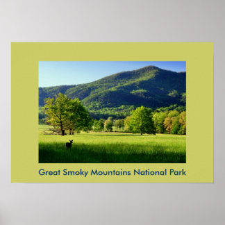 Cade's Cove Foto Grußkarte Poster
