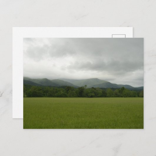 Cades Cove, Great Smoky Mountains NP, TN Postkarte (Vorne/Hinten)
