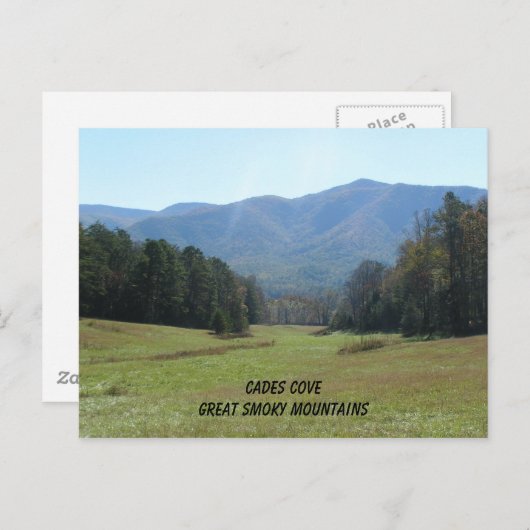 Cades Cove Great Smoky Mountains Postkarte (Vorne/Hinten)