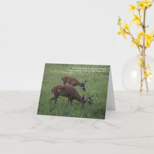 Cades Cove Reer Scripting Karte (Gelbe Blume)