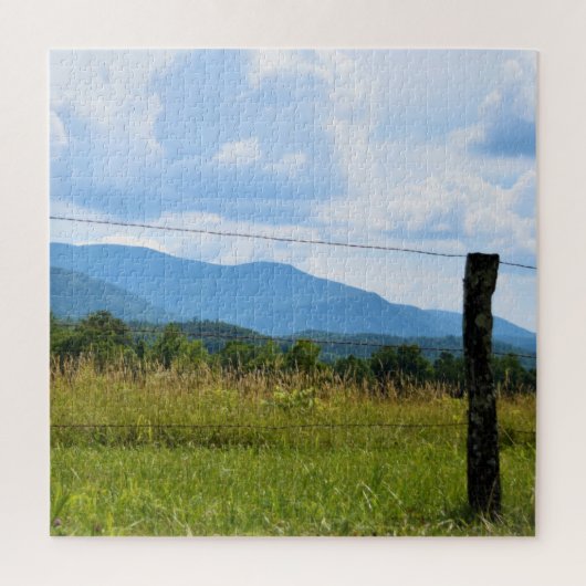 Cades Cove - Smoky Mountain Nat'l Park - 20x20 Puzzle (Vertikal)