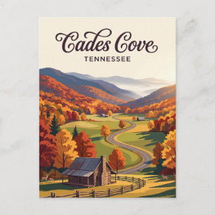 Cades Cove USA Postkarte