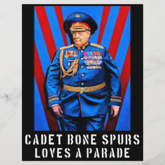 Cadet Bone Spurs Politischer Flyer