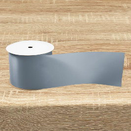 Cadet Gray Solid Color Satinband